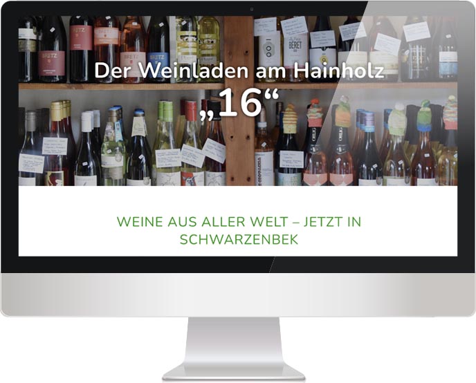 bildschirm weinladen schwarzenbek